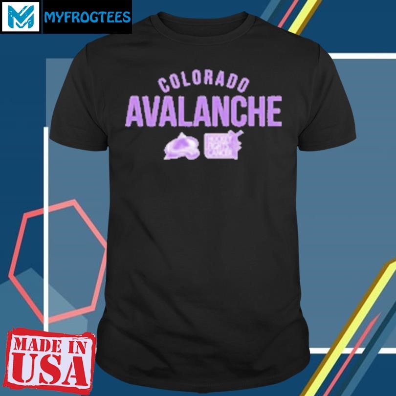 Funny Colorado Avalanche Richmond Resilient Hockey Fights Cancer T-Shirt