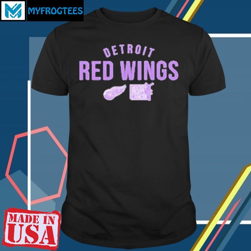 Funny Detroit Red Wings Richmond Resilient Hockey Fights Cancer T-Shirt