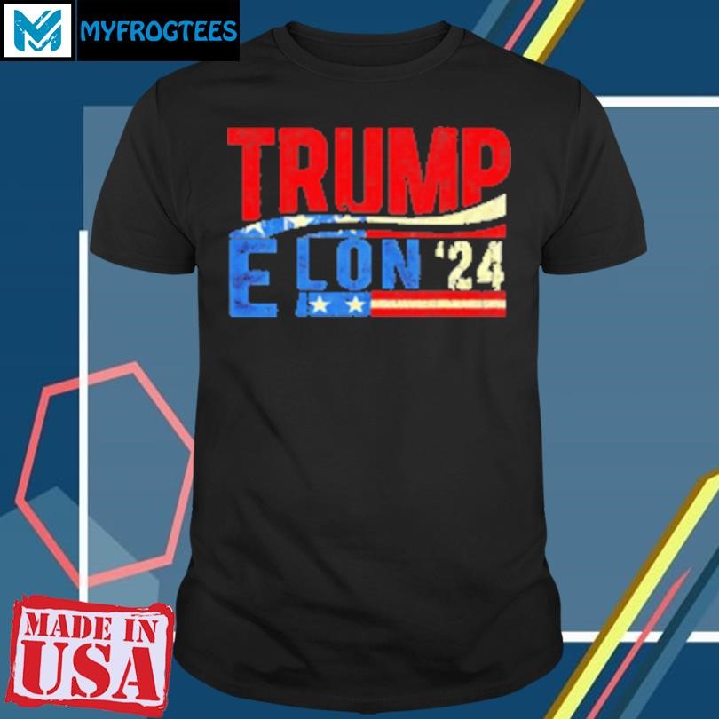 Funny Elon and Trump vance for president 2024 T-Shirt