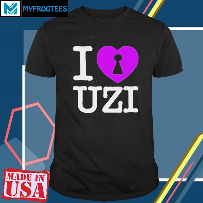 Funny I Lock Heart Uzi Shirt