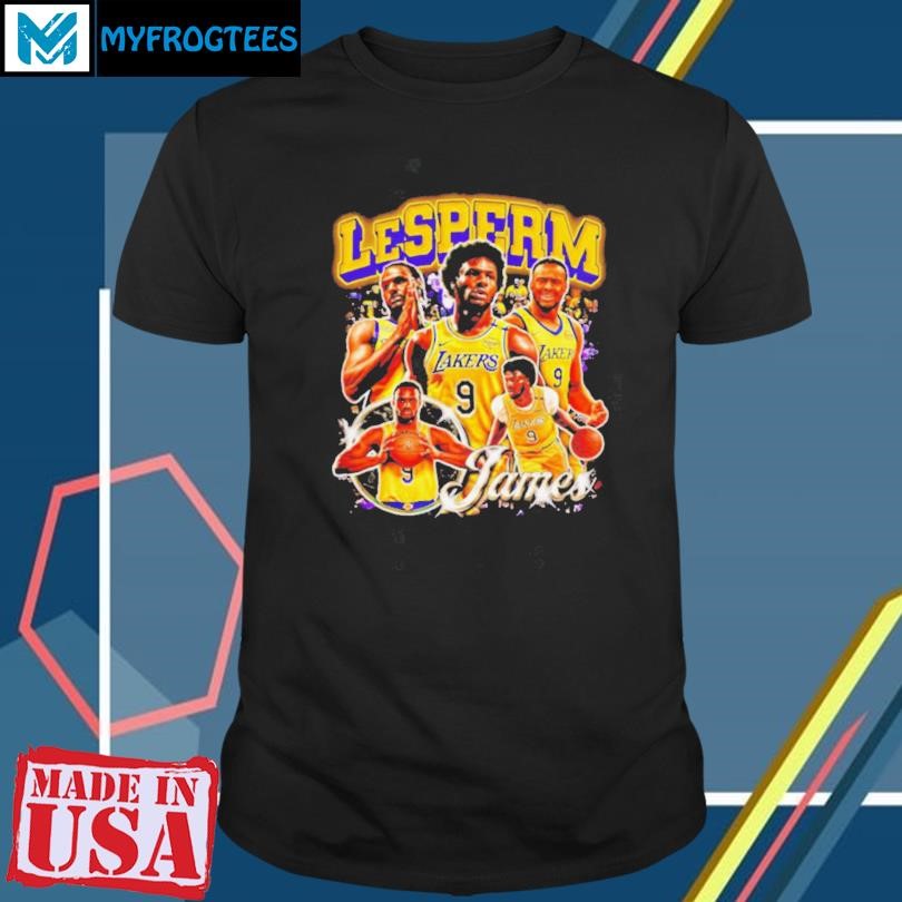 Funny LeSperm Bronny James LA Lakers shirt