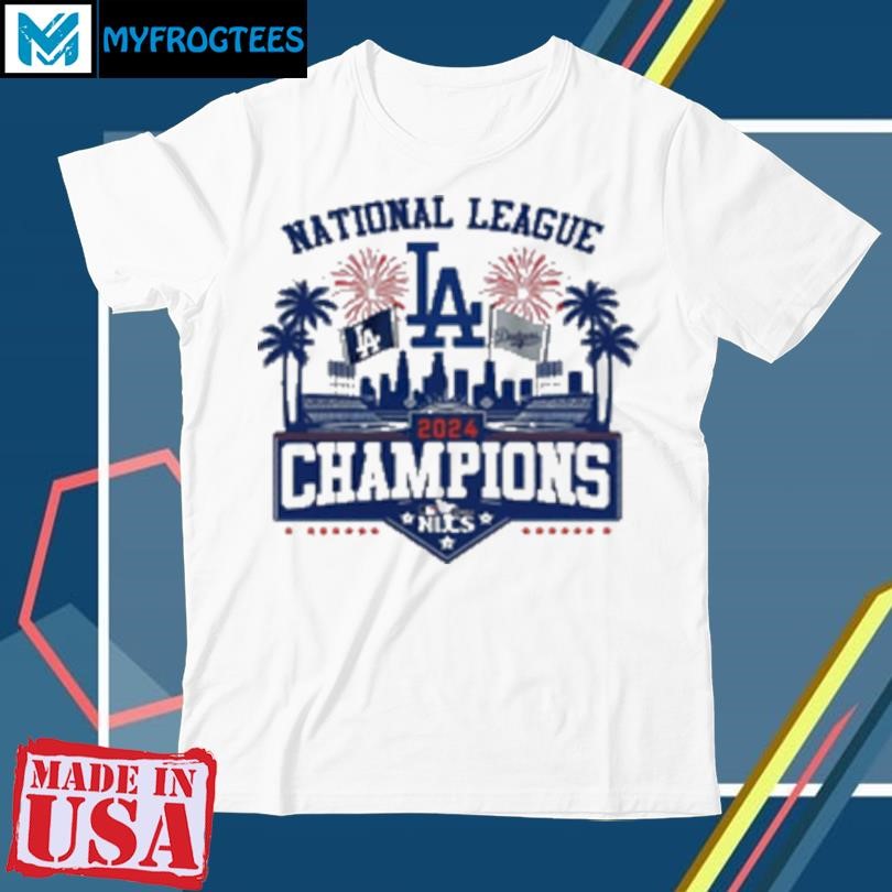 Funny Los Angeles Dodgers 2024 National League NLCS Champions LA 2024 T-Shirt