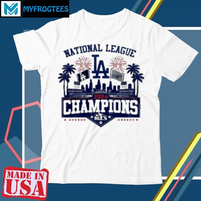 Funny Los Angeles Dodgers Victory National League NLCS Champions 2024 T-Shirt