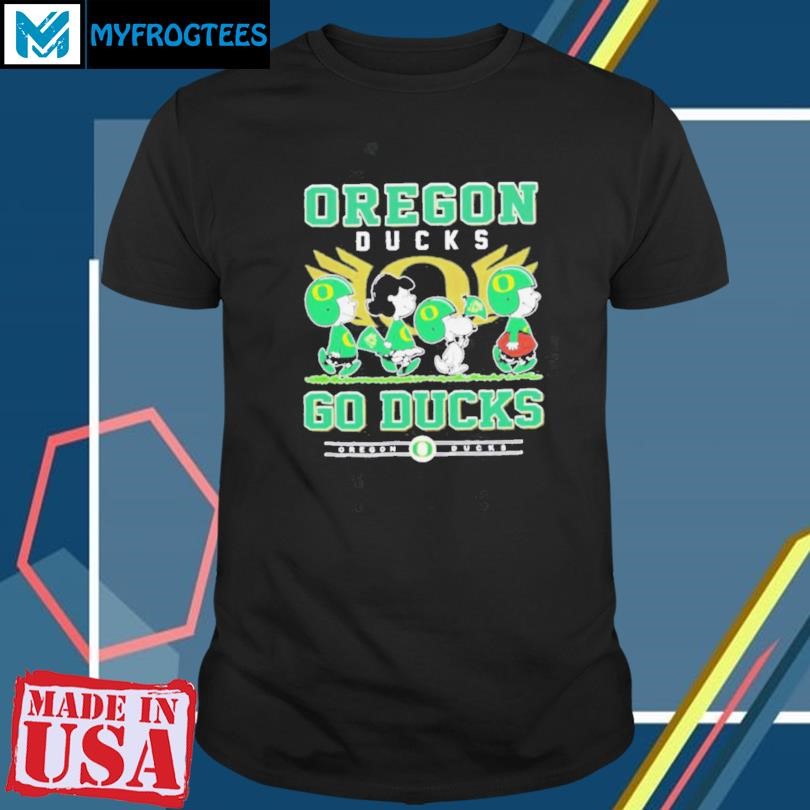 Funny Peanuts Characters X Oregon Ducks Go Ducks Shirt