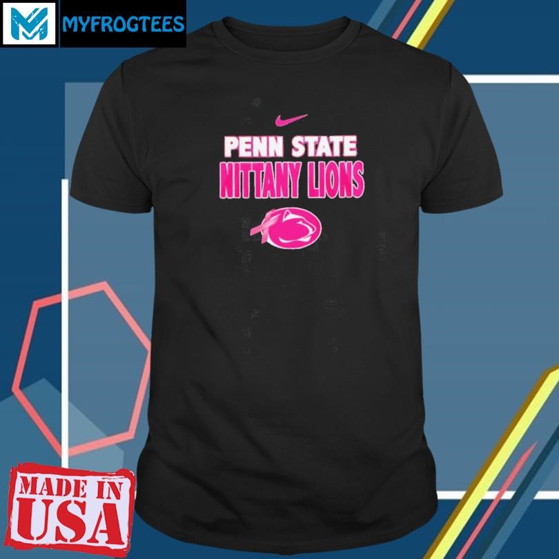 Funny Penn State Nittany Lions your fight is our fight tackle cancer shirt