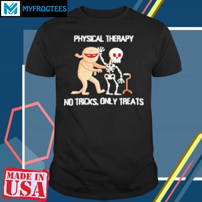 Funny Physical Therapy Halloween Skeleton T-Shirt