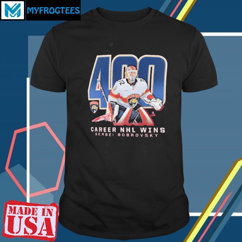 Funny Sergei Bobrovsky Florida Panthers 400 Career Wins Shirt