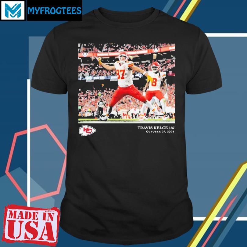 Funny Travis Kelce Kansas City Chiefs Nfl Flash Features Week 8 T-shirt