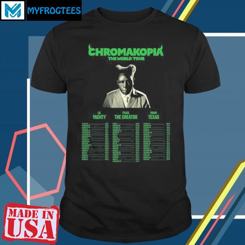 Funny Tyler Okonma Chromakopia World Tour 2025 T-Shirt