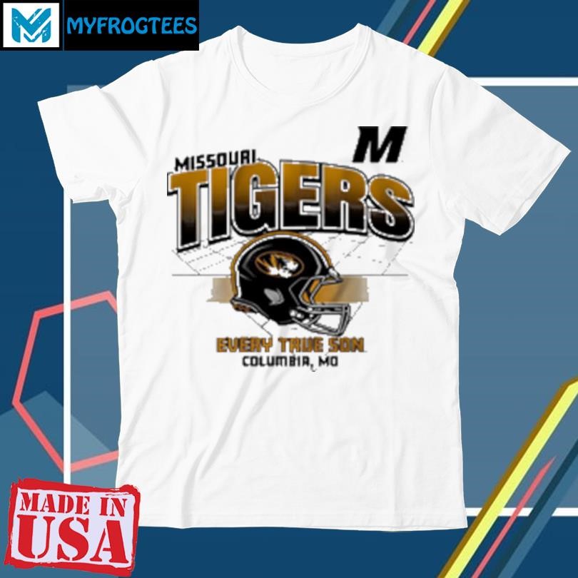 Original Missouri Tigers football helmet grid vintage T-Shirt