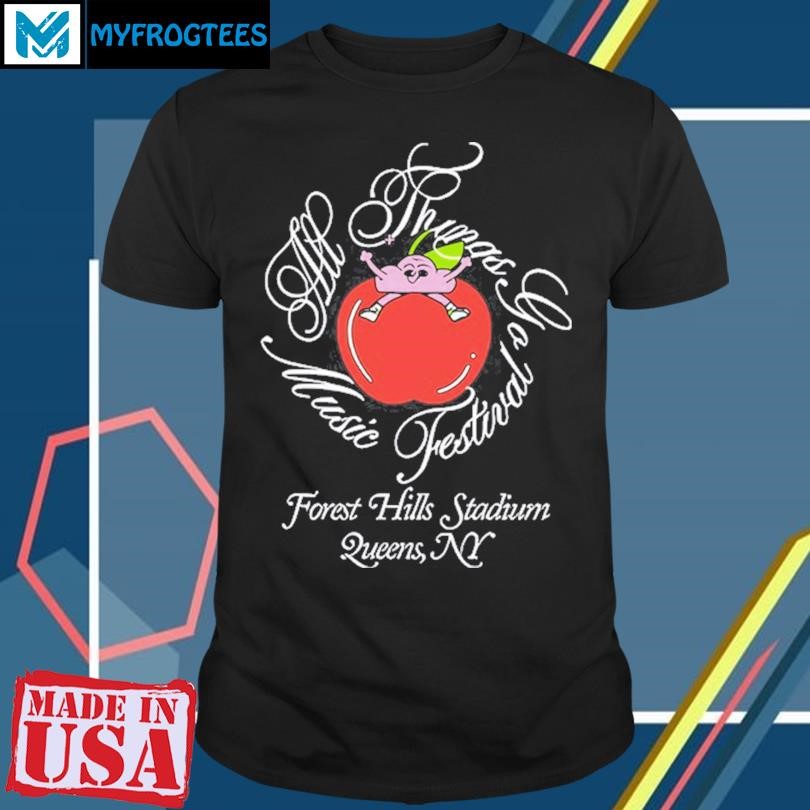 Official All Things Go Boomfy's Big Apple Lineup Shirt