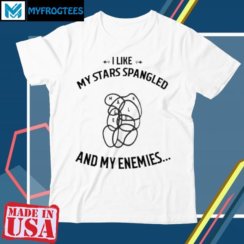 Official Jonathanmichaelfleming I Like My Stars Spangled And My Enemies T-Shirt