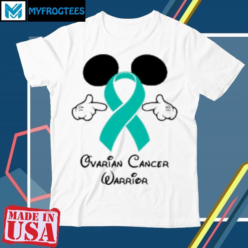 Official Mickey Mouse Ovarian Cancer Warrior T-Shirt