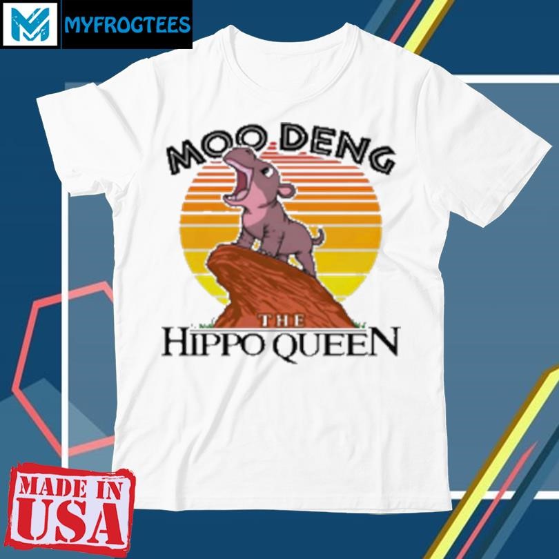 Official Moo Deng The Hippo Queen T-Shirt