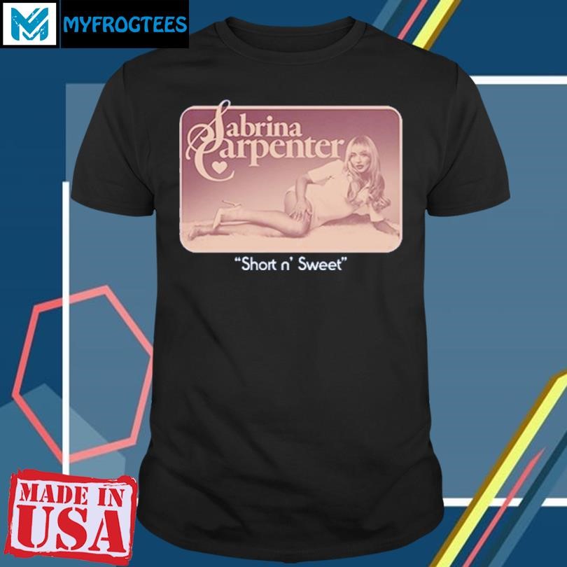 Official Sabrina Short n' Sweet Tour shirt