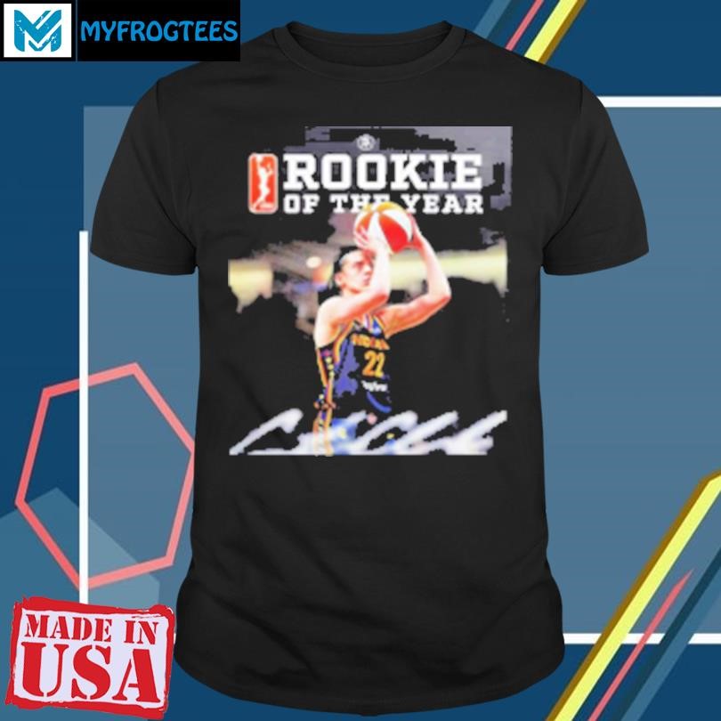 Official WNBA Caitlin Clark From Indiana Fever Is The Rookie Of The Year 2024 WNBA T-Shirt