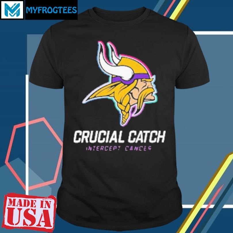 Original 2024 NFL Crucial Catch Club Minnesota Vikings T-Shirt