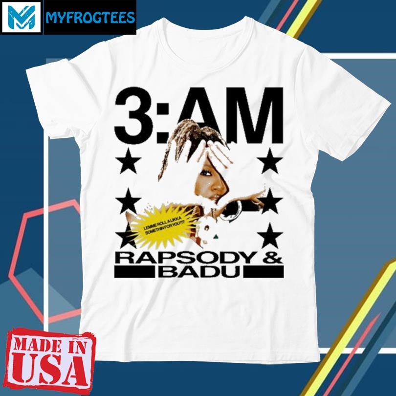 Original 2024 Rapsody 3 AM Please Don't Cry Tour New Shirt