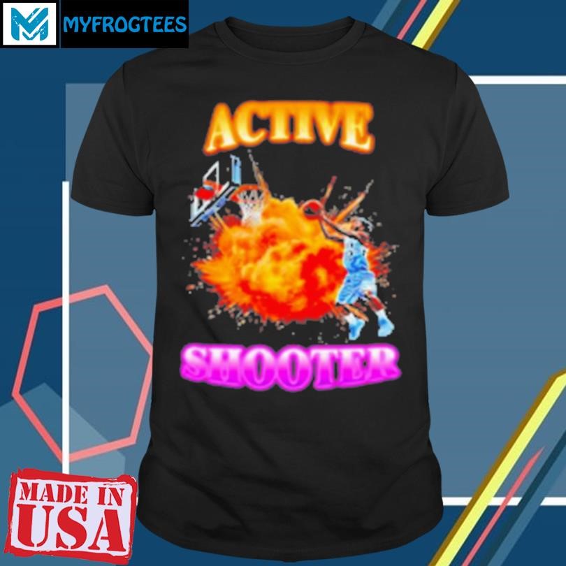 Original Active Shooter Ja Morant Meme Basketball T-Shirt