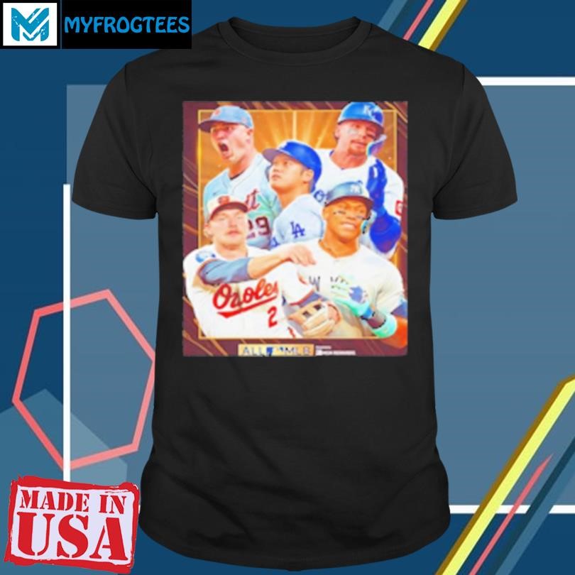 Original All MLB 2024 Baseball Teams Poster T-Shirt