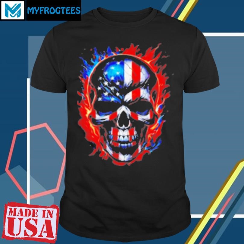 Original American Flag Skull T-Shirt