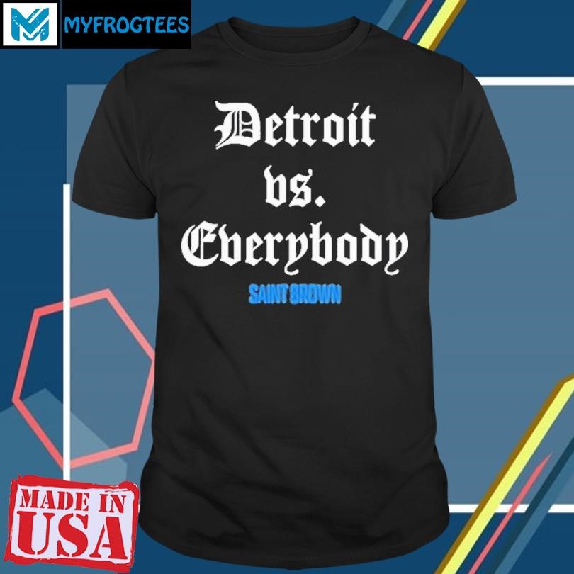 Original Amon Ra St Brown Detroit VS Everybody T-Shirt