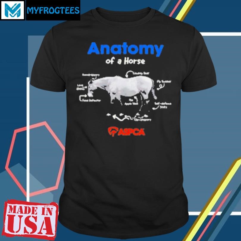 Original Anatomy of a horse ASPCA T-Shirt