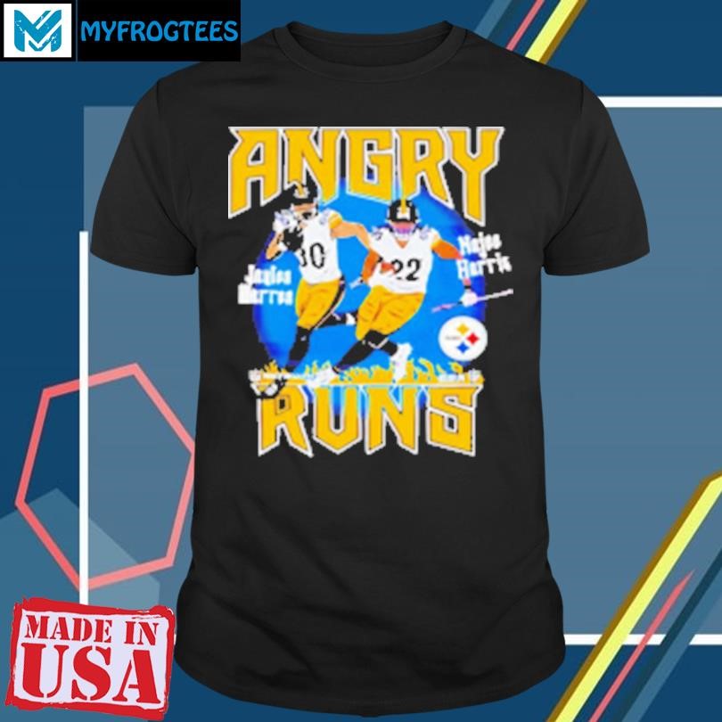 Original Angry Runs Steeler Warren snd Harris T-Shirt