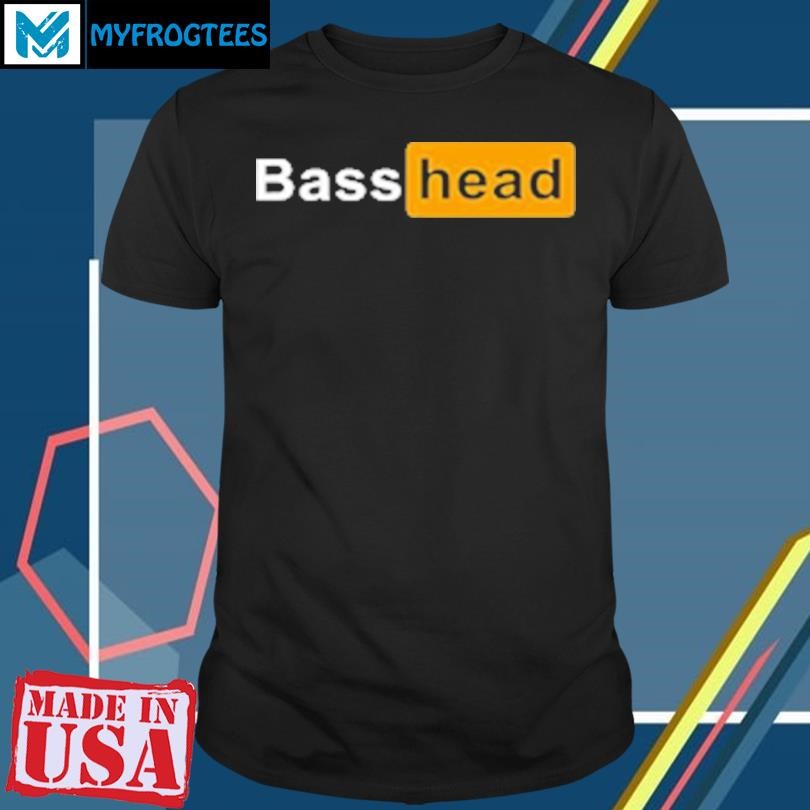 Original Bass Head Headbanger Edm Rave Festival Costume Dance Music T-Shirt