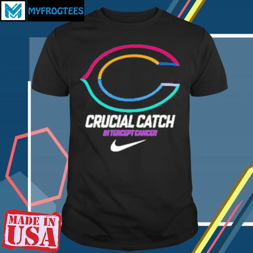 Original Bears Nike Black 2024 NFL Crucial Catch T-Shirt