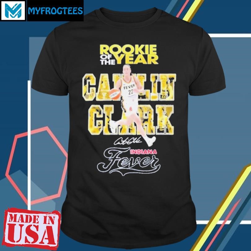 Original Best Rookie of the year caitlin clark indiana fever shirt