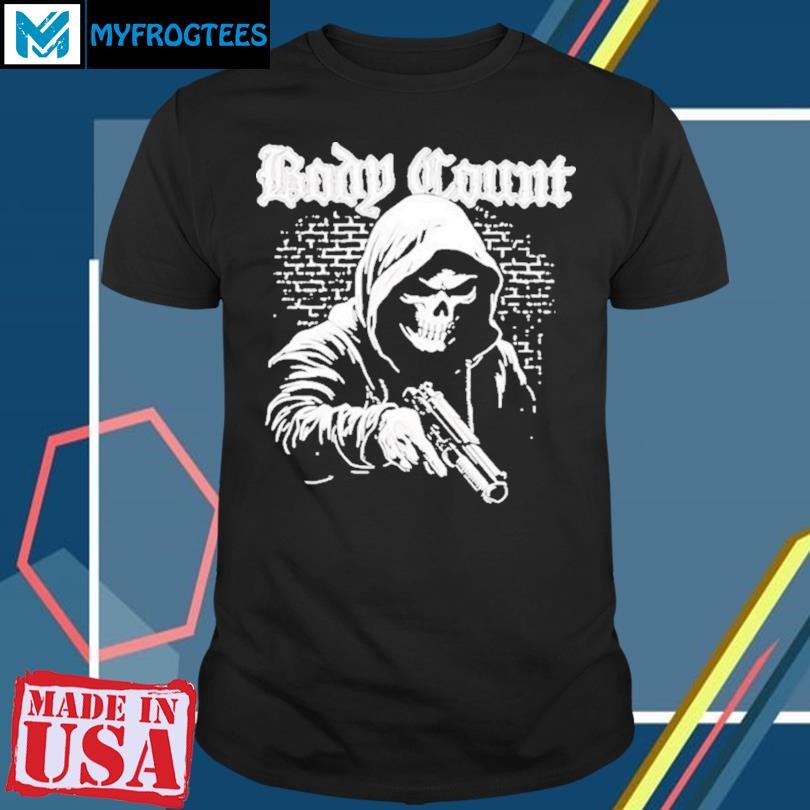 Original Body Count Hooded Skull Cool Design T-Shirt