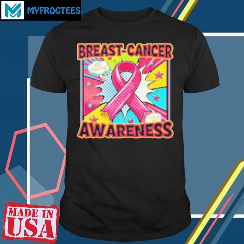 Original Breast Cancer Awareness Vintage Pink Ribbon Support T-Shirt