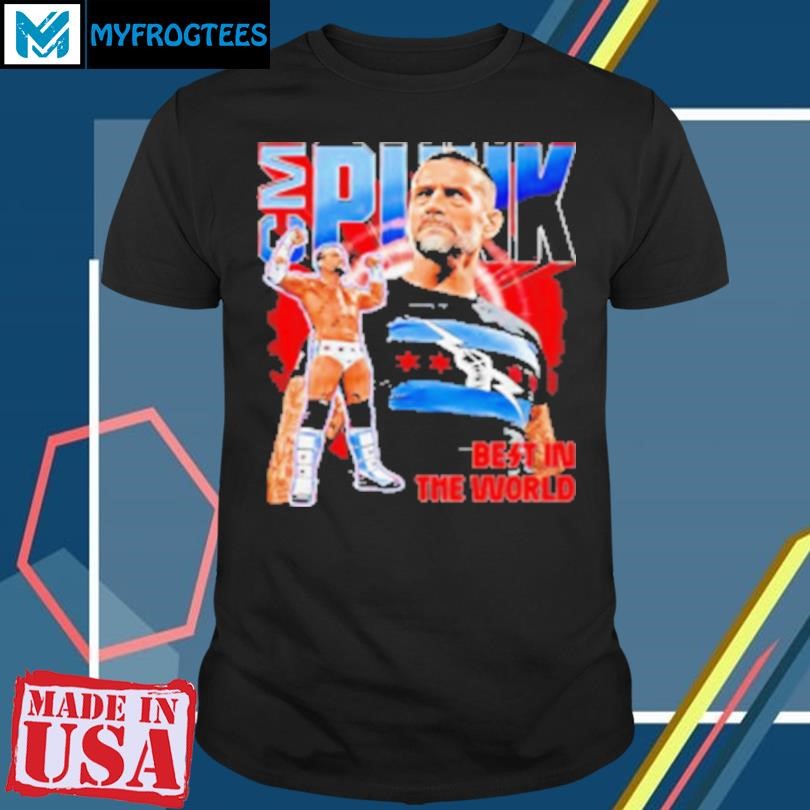 Original CM Punk Vintage Bestin the World 2024 T-Shirt