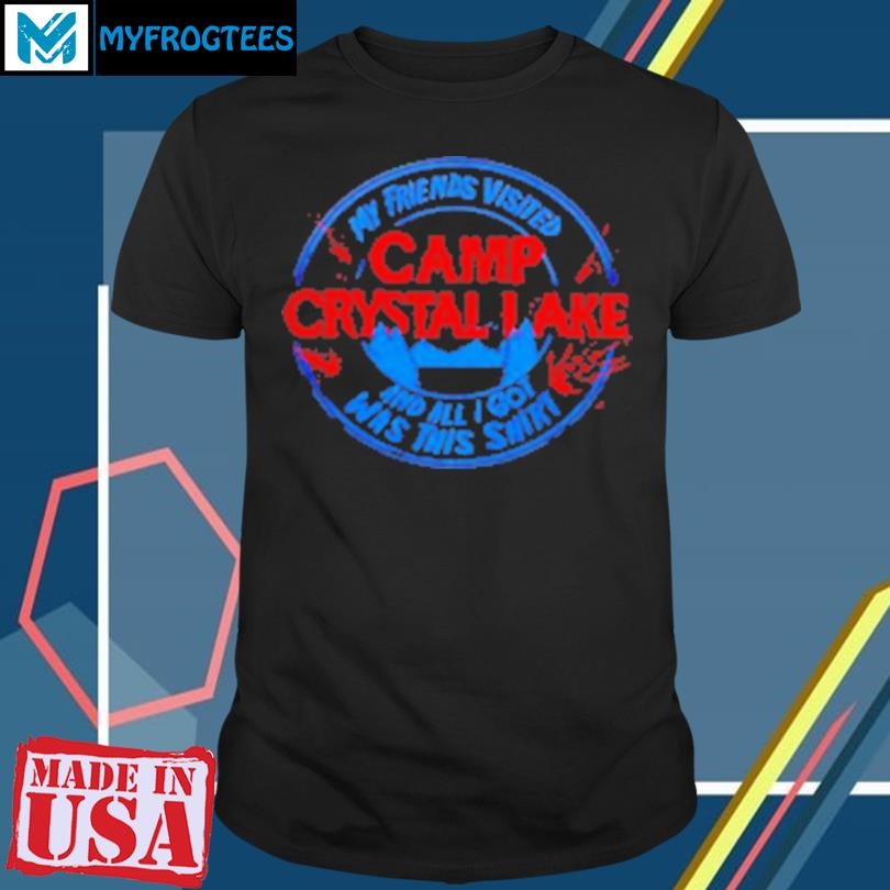 Original Camp Crystal Lake Souvenir Retro T-Shirt