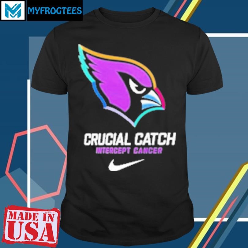 Original Cardinals Nike Black 2024 NFL Crucial Catch T-Shirt