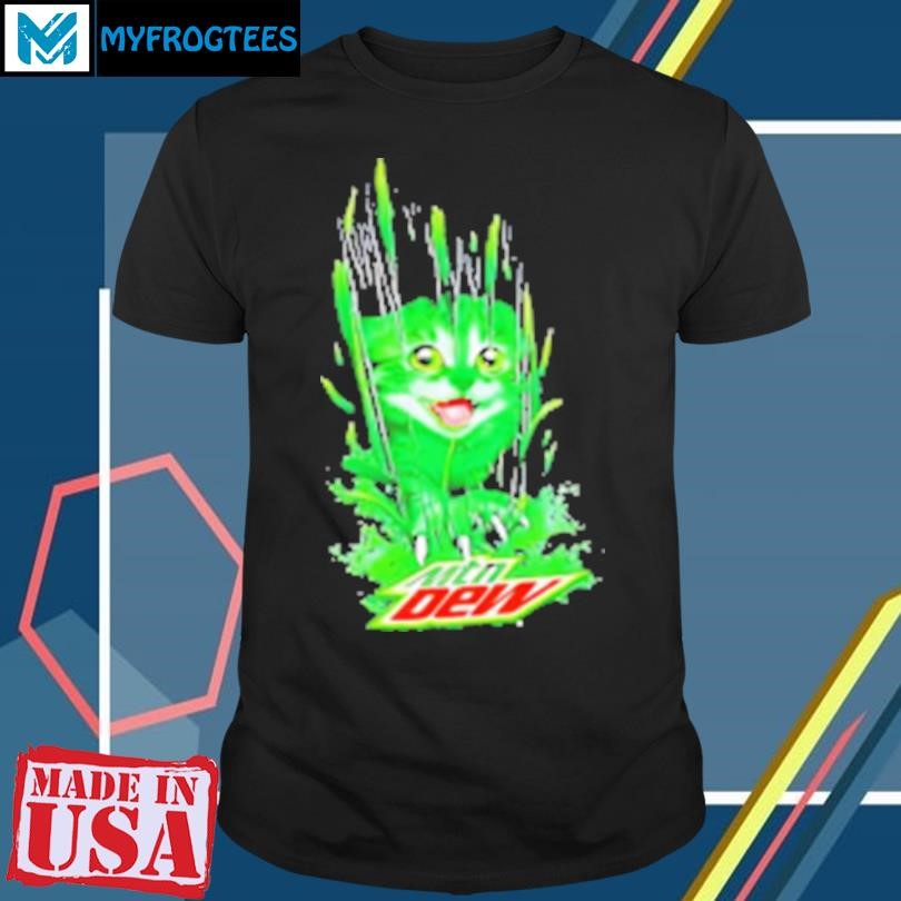 Original Cat Mtn Dew Mountain Mew T-Shirt