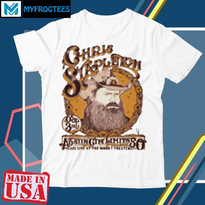 Original Chris Stapleton Oct 3 2024 ACL At The Moody Theatre Event T-Shirt