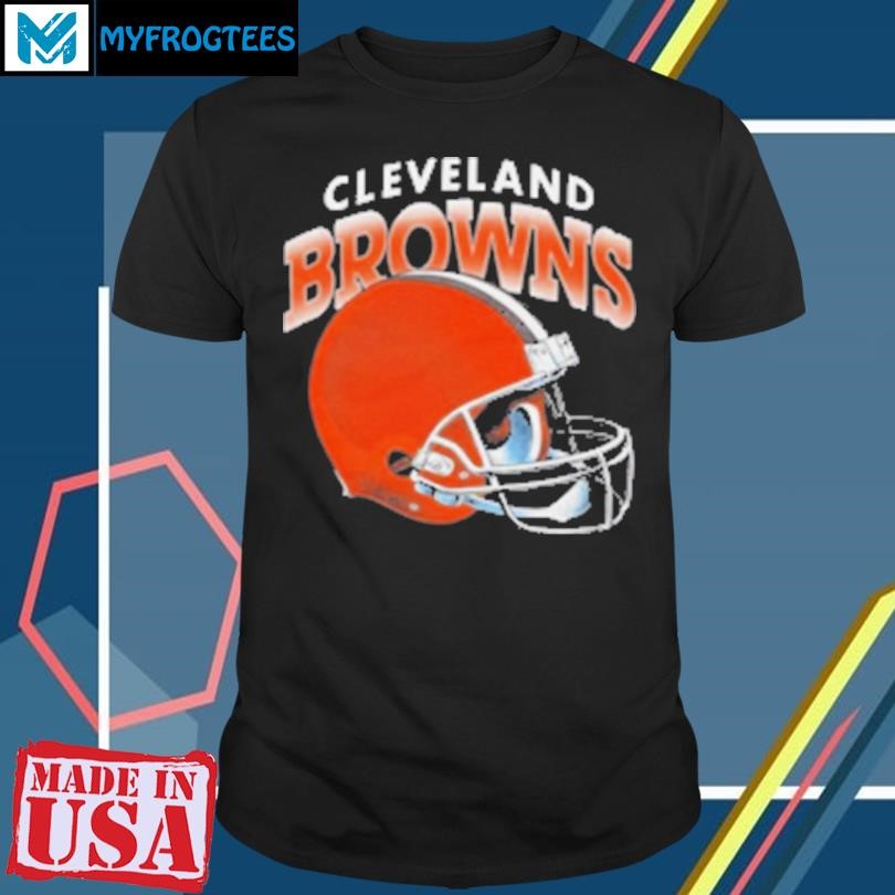 Original Cleveland Browns Gradient Helmet T-Shirt