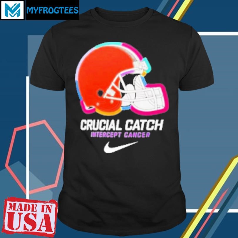 Original Cleveland Browns Nike Black 2024 NFL Crucial Catch T-Shirt