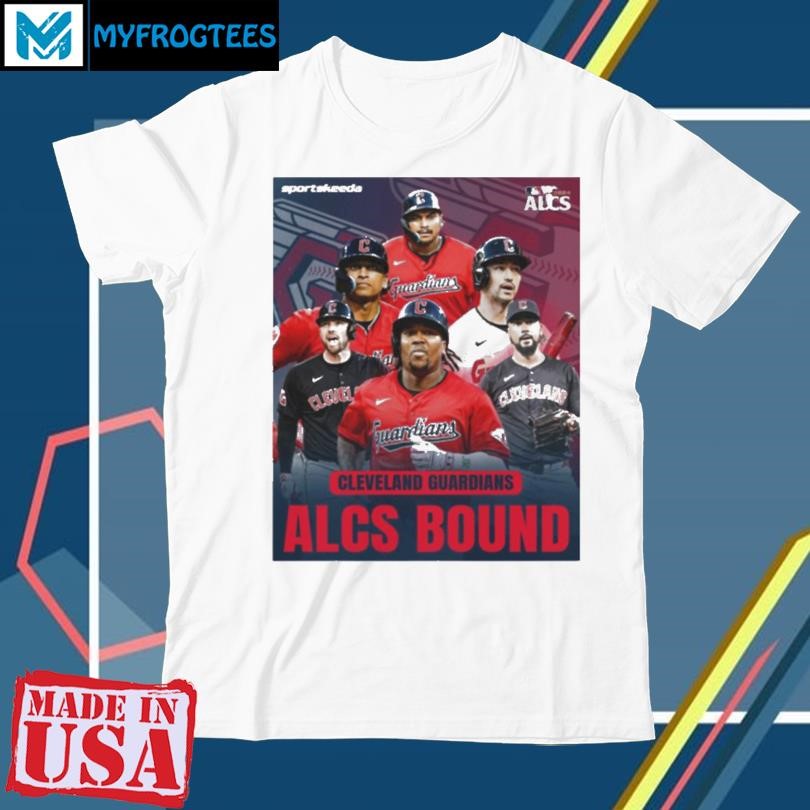 Original Cleveland Guardians ALCS Bound World Series 2024 MLB Postseason Poster t shirt