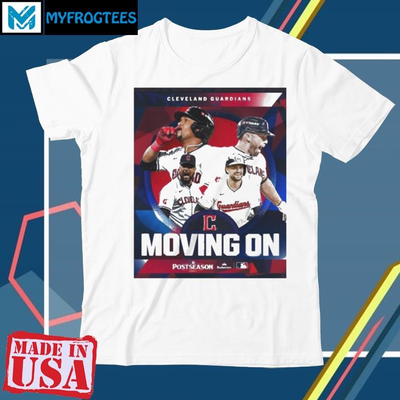 Original Cleveland Guardians MLB Moving On Postseason 2024 Poster t shirt