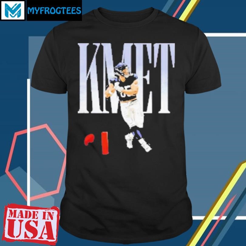 Original Cole Kmet Chicago Batting Celebration Football T-Shirt