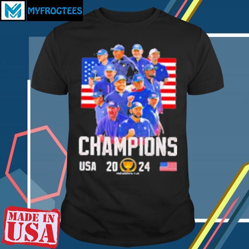 Original Congrats To Team USA Has Been Winner The 2024 President Cup Champions T-Shirt