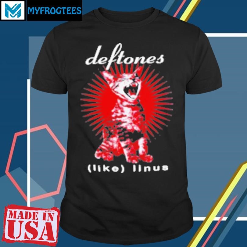 Original Deftones cat band like linus T-Shirt