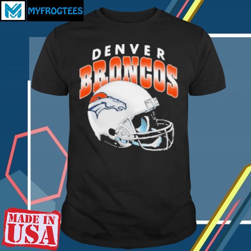 Original Denver Broncos Gradient Helmet T-Shirt