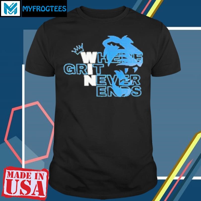 Original Detroit Grit Never Ends Win Design T-Shirt