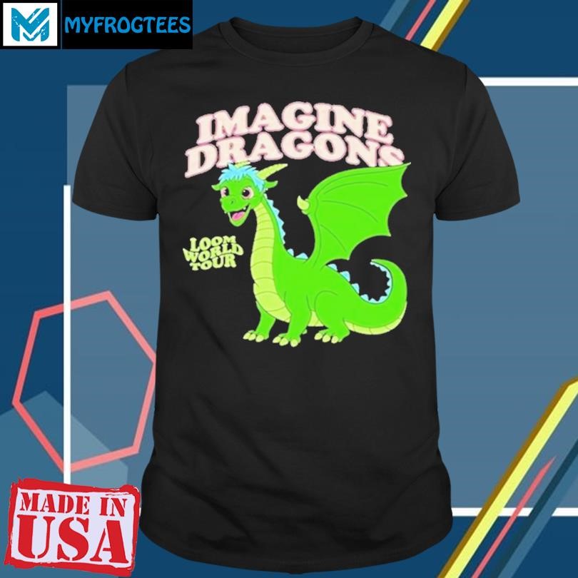 Original Dragons Loom World Tour Cartoon Dragon 2024 T-Shirt