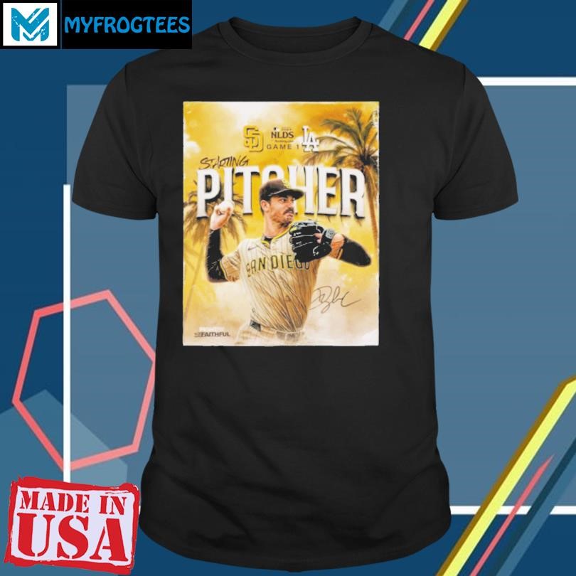 Original Dylan Cease Game 1 San Diego Padres vs Los Angeles Dodgers Starting Pitcher 2024 NLDS Signature t shirt