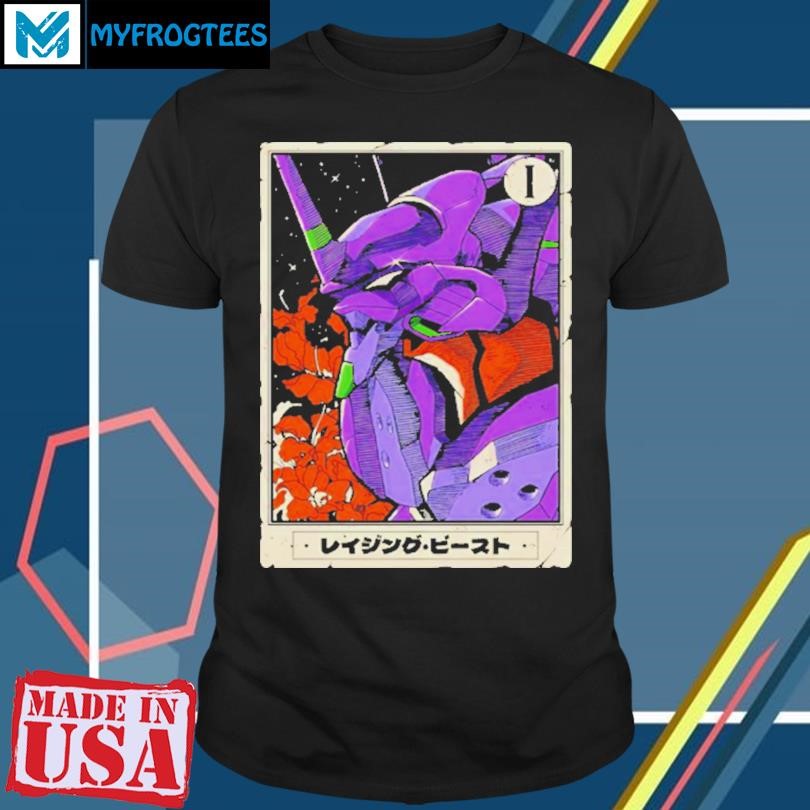 Original Eva 01 Neon Genesis Evangelion Eva Tarot Card T-Shirt